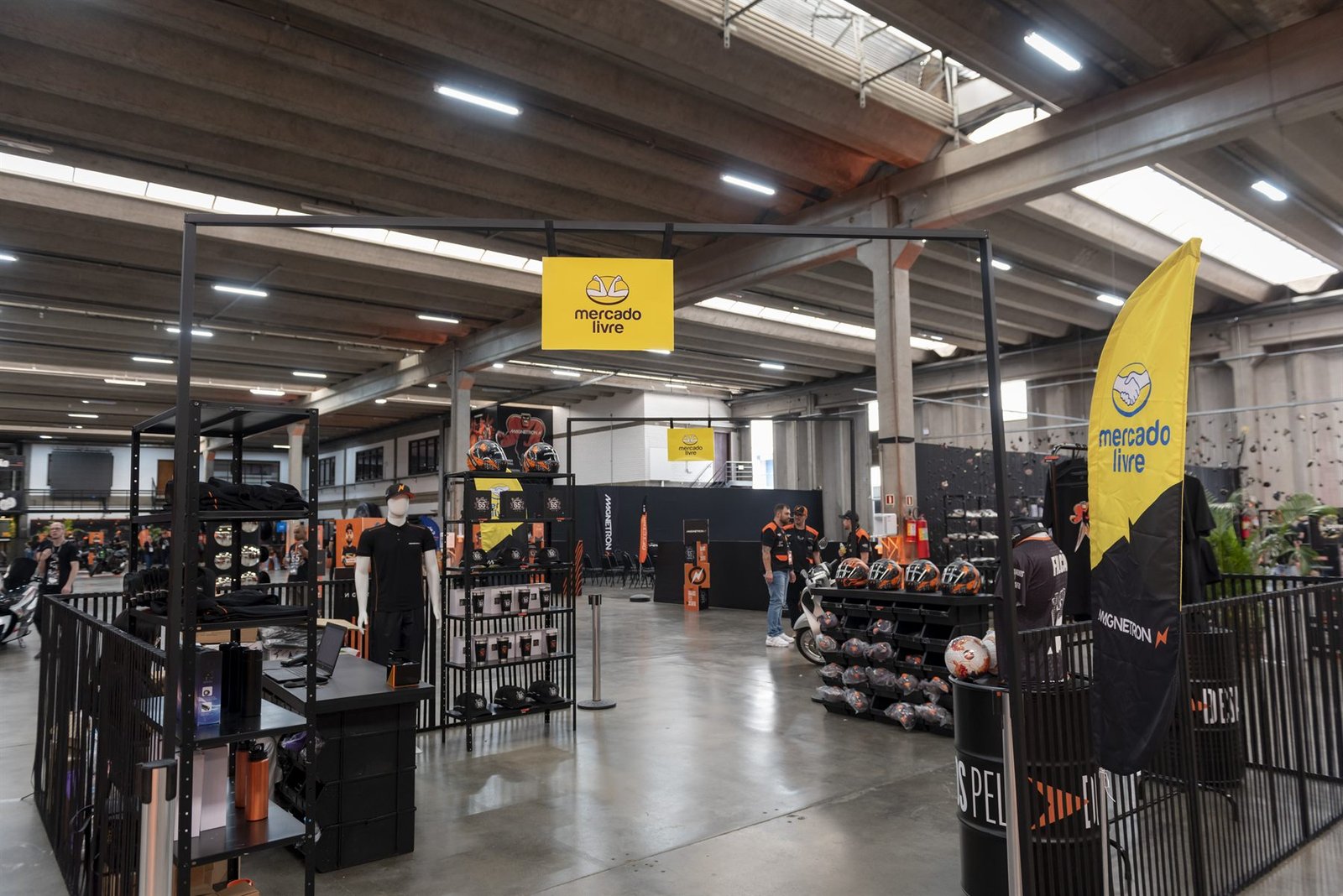 Área de exposição e ativações do Nação Magnautas