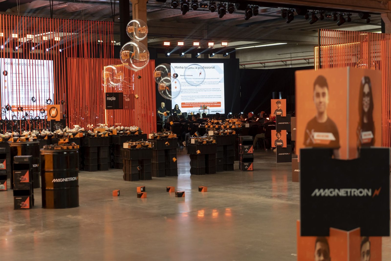Estrutura do evento Nação Magnautas preparada para oficinas e palestras